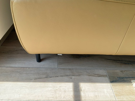 Montél Mauro-Stijlvolle Olijfgroene zit/voetenbank – Montel, Bankjes, Leather (photo 6 of 7)