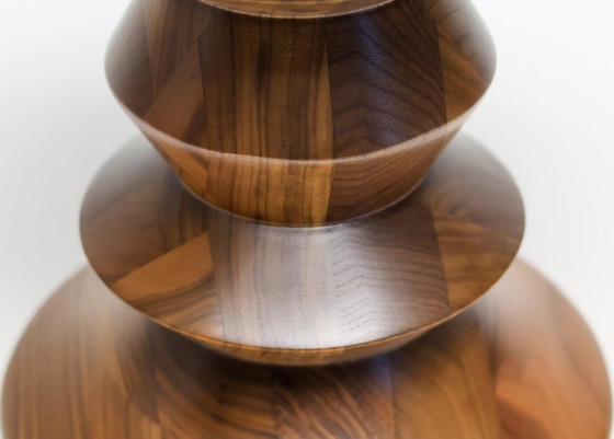 Image 1 of Tabouret en noyer Vitra pour Herman Miller