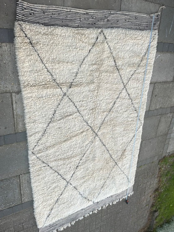 Image 1 of Handgemaakt wollen Berber Kelim vloerkleed 180x260 cm