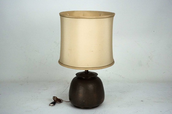 Image 1 of Mid-Century Modern Italian Brass Table Lamp – 1960s Vintage