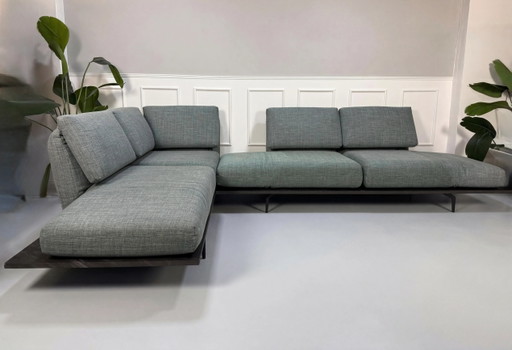 Rolf Benz Aura Sofa Blau Grau Stoff Couch