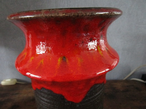 West Grmany Jasba Lava Vase 25 Cm.