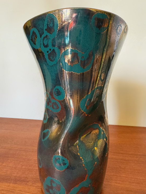 Image 1 of Arts Céram Grand Feu Art Deco Vase