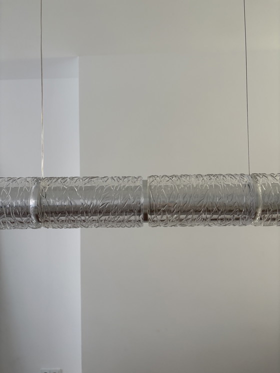 Image 1 of Flos Luce Orizzontale style | Lampada a sospensione LED in vetro di design