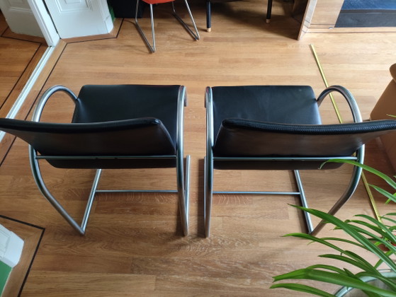 Metaform Cirkel – Eetkamerstoelen, Leather, Metal (photo 3 of 5)