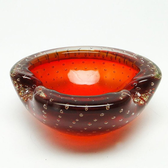 Sommerso Murano Glass Bowl by G. Ferro, Italy, 1950s (photo 7 of 8)