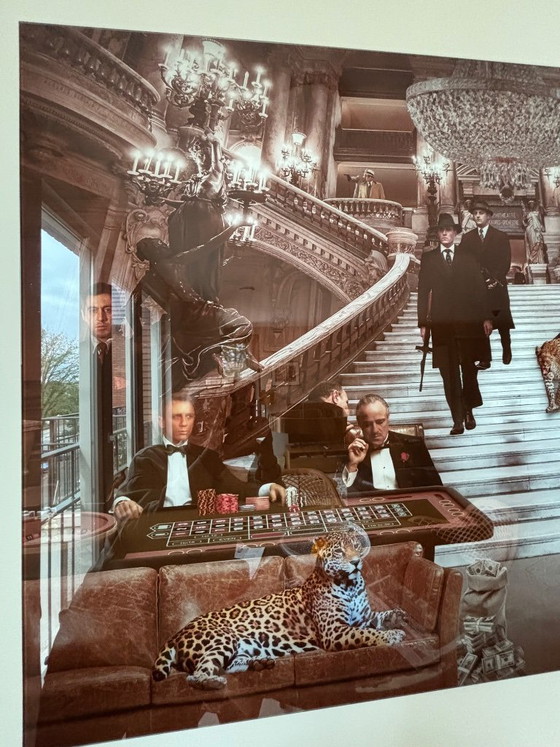Image 1 of Pittura su vetro Art Déco GANGSTER