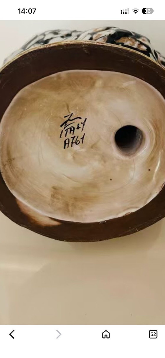Image 1 of Grote originele Zaccagnini-kip – Italiaans designkeramiek – gesigneerd