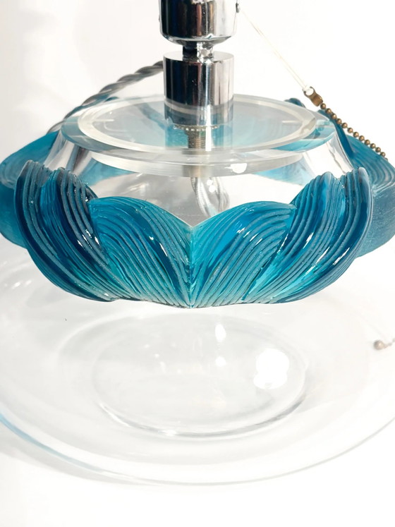 Crystal Table Lamp "Cyrus" by Marie-Claude Lalique, 1970s – Lighting (photo 3 of 11)