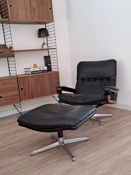 Sedia Strässle King – Poltrone, Leather, Metal (photo 3 of 14)