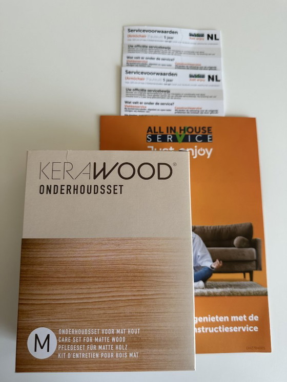 Image 1 of Mobitec Dolmen dining table 270 x 120 cm -organic- solid oak Walnut look matte