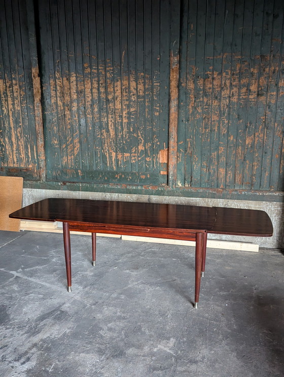 Image 1 of Tavolo da pranzo allungabile vintage - palissandro - L148/244cm