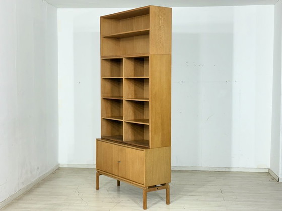 Image 1 of Vintage classic: IKEA MTP shelf / highboard / sideboard – oak – design Marianne Richter