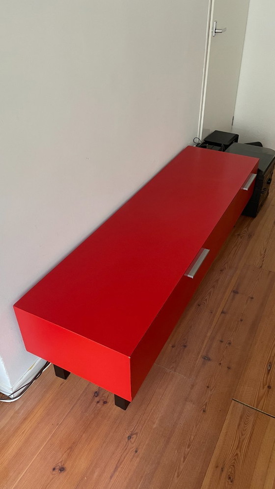 Image 1 of Meuble TV bas fait main