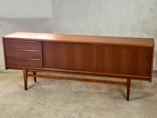 Large Mid Century Modern Sideboard in Teak 1960