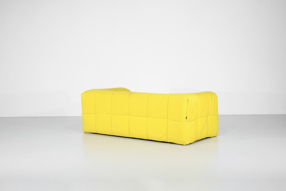 Image 1 of Strips" yellow sofa by Cini Boeri for Arflex, Italy 1968.