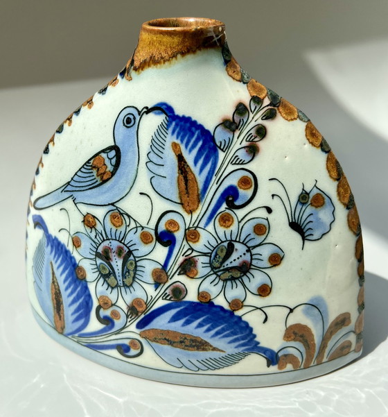 Image 1 of Vaso in ceramica "El Palomar" - Pezzo dipinto a mano