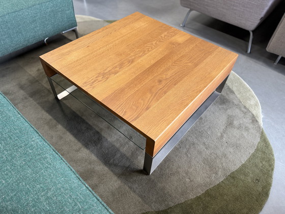 Image 1 of Leolux Aditi Coffee Table Oak Wood 84x84xH34