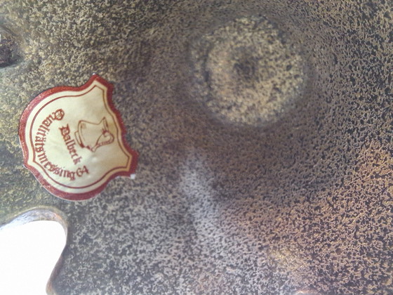 Image 1 of Vintage Horst Dalbeck messing kandelaar – brutalistisch ontwerp