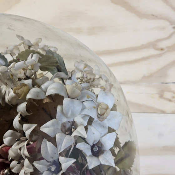 Image 1 of Sehr große antike Glocke mit Blumen Katholische Maria (Höhe:73cm) Vergine Santissima del Rosario (Itilan Glocke)