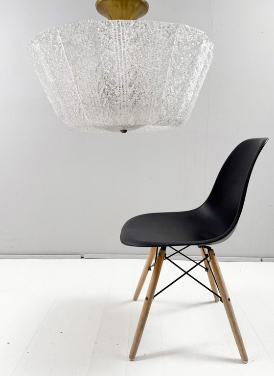 Image 1 of Grande lampadario/plafoniera di Barovier&Toso, vetro di Murano, Italia, anni '60, raro esemplare