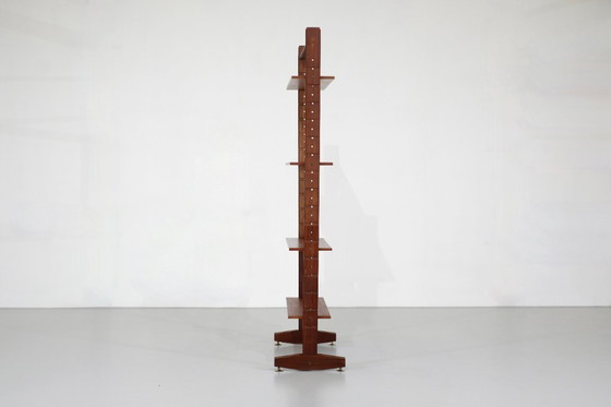 Image 1 of Italiaanse boekenplanken in teakhout - jaren 60