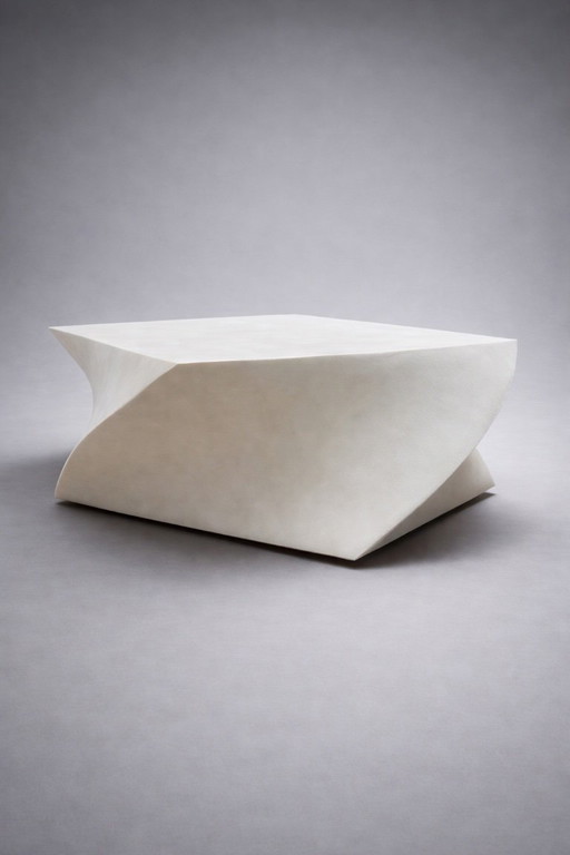 Salontafel "Monolith" van gewaxt beton