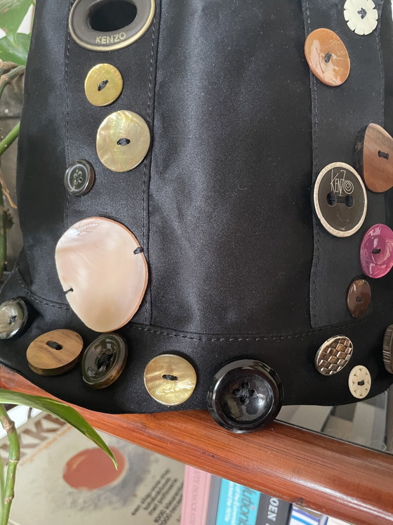 Bolso Kenzo Button – Bolsos cubo, Leather, Textile (photo 3 of 7)