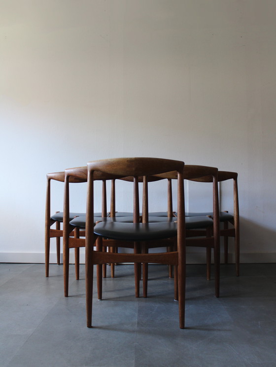 Image 1 of Sedie da pranzo danesi d'epoca di Arne Vodder per Vamo