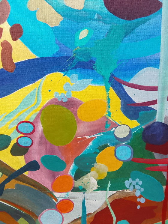 Acrylbild 100x100cm – Kunst, Leinwand (photo 7 of 13)