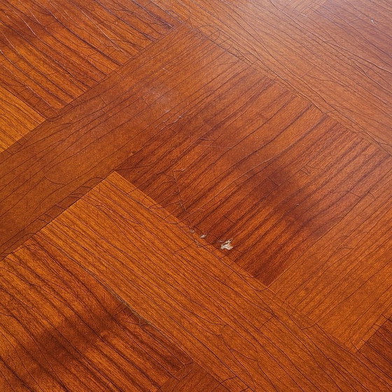 Image 1 of French Vintage Marqueterie Dining Table-extandable Cherrywood Table -Style Louis XV-80s