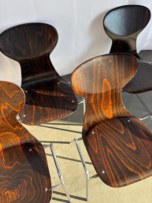 4x OBO Eromes butterfly chair