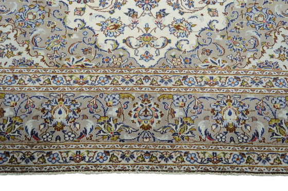 Image 1 of Kashan Cork - Persian carpet 341 x 242 cm - Beige