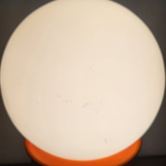 Image 1 of Lampe a poser en céramique orange  space age,1960-70, West Germany 