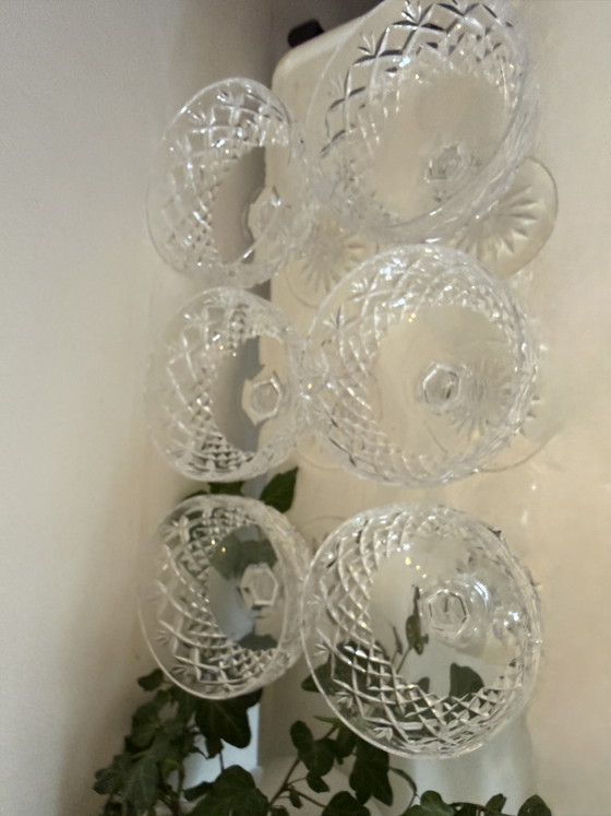 Set di 6 bicchieri da champagne coupe in cristallo tagliato – Bicchieri e caraffe, Crystal (photo 4 of 6)