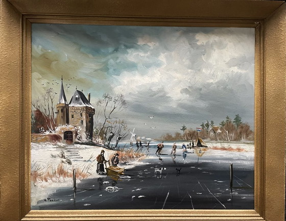 Image 1 of Henk Poeder (1964) - Inverno in Olanda