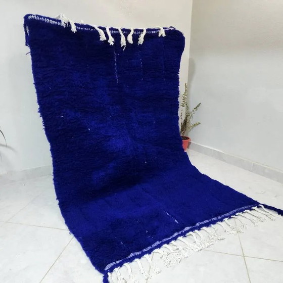 Tappeto marocchino in lana blu 250cm x 150cm – Tappeti, Wool, Bohemian (photo 3 of 7)