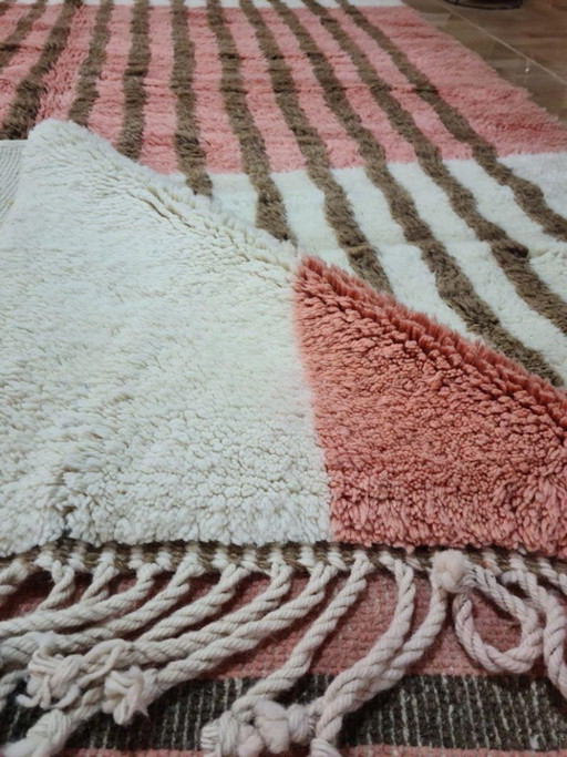 Raro tappeto berbero marocchino fatto a mano, 200 cm x 300 cm – vloerkleden en tapijten, Cotton (photo 2 of 5)