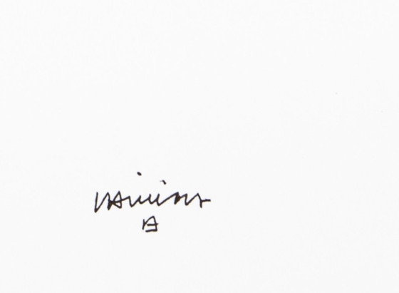 Eduardo Chillida: Bilbao, Original signed lithograph poster – Murano Glass (photo 5 of 6)
