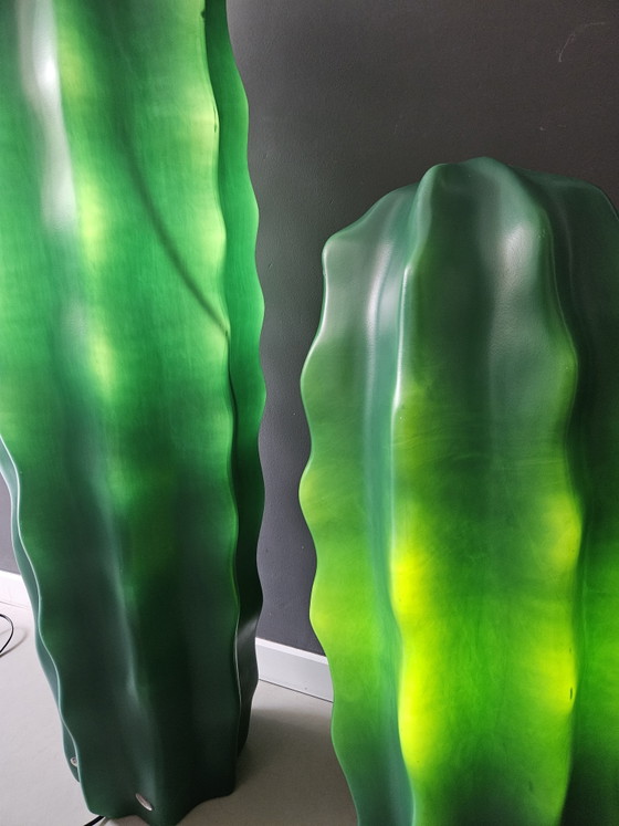 Image 1 of Set van 2 Flötotto Sucu Cactus Vloerlampen Art Nowo Jaren 90