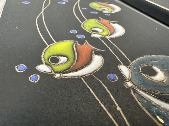 Image 1 of 2x RUSCHA Keramik wall plates