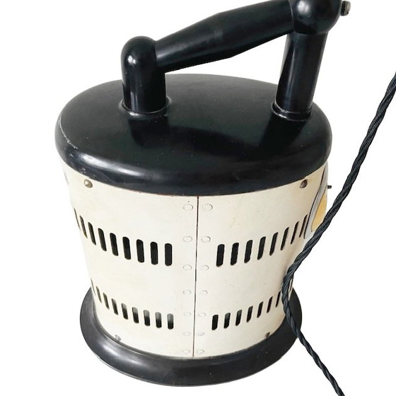 Image 1 of Vintage Industrial table lamp Hanau design lamp 1930s
