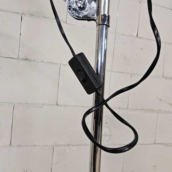 Image 1 of Vintage chrome/white Bauhaus floor lamp Gubi Bestlite BL3 (Best and Lloyd West Midlands)