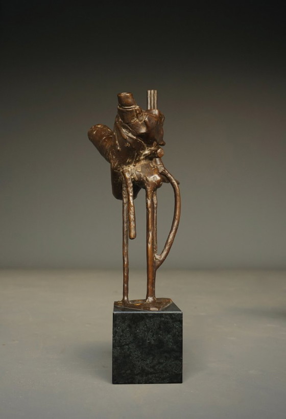 Image 1 of Scultura astratta in bronzo di Jetty Homan, Paesi Bassi, 1972