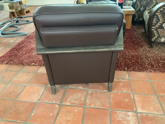 Image 1 of Bench armchair with footstool
