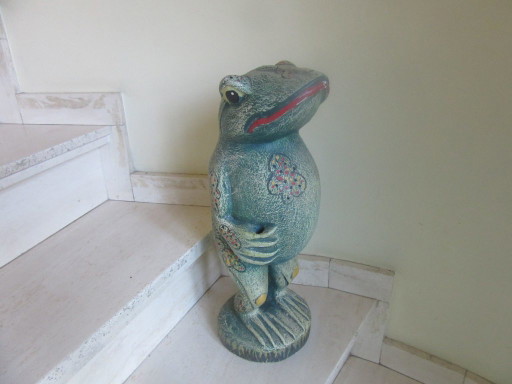 FIGURINE DE GRENOUILLE FAITE MAIN STYLE MODERNE DU MILIEU DU SIÈCLE
