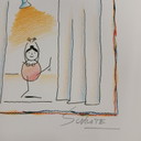 Schlote, Wilhelm - Bailarina en el centro de atención - Giclee - firmado a mano