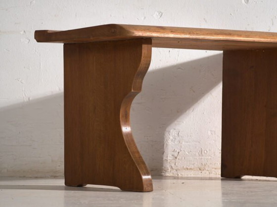 Banc d'orgue ancien en bois de chêne massif – Europe Centrale, circa 1940 – Rustic (photo 22 of 40)