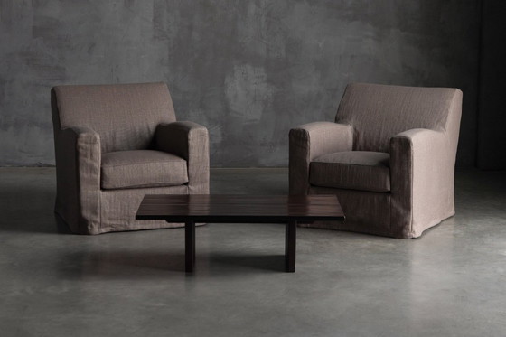 Image 1 of Lounge Chairs by Christian Liaigre, France, 1990s