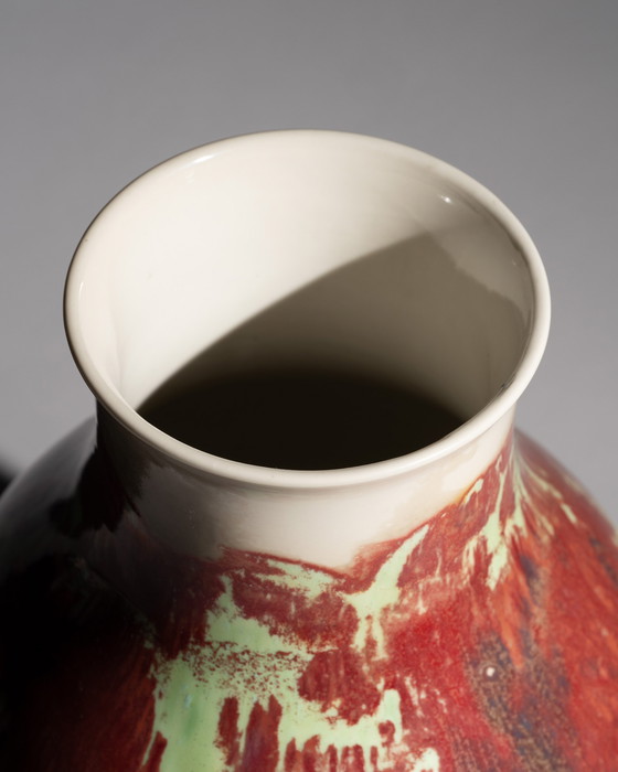 Image 1 of Prof. Fritz Klee Königlich Bayerische Fachschule Antike einzigartige Jugendstil-Vase